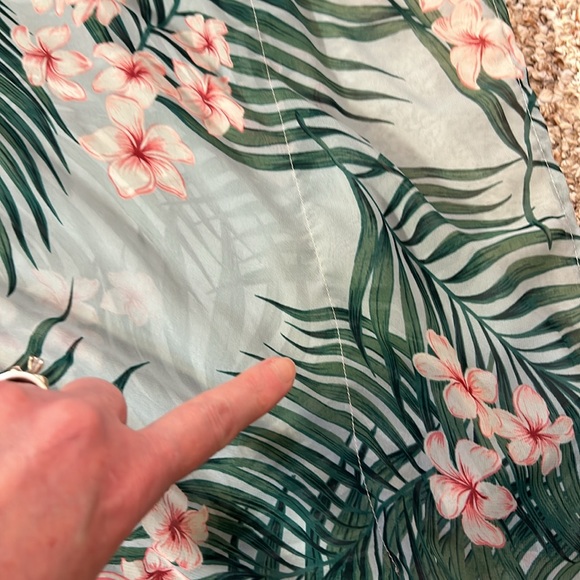 SHOW ME YOUR MUMU M boho palm vacay top/swim cover in kimono style—see pics EUC - Picture 4 of 5